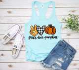 Peace Love Pumpkins Sublimation PNG