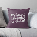 She Believed She Could So She Did SVG