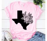 Floral Texas SVG