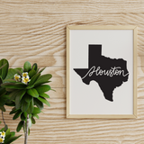 Houston City SVG