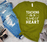 Teaching is a Work of Heart SVG