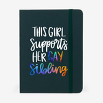 Girl Supports Gay Sibling SVG