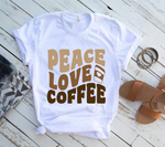 Peace Love Coffee SVG