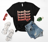 Retro Teacher SVG