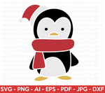 Christmas Penguins SVG Bundle