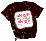 Sleigh My Name Retro SVG