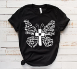 Jesus Christian Butterfly SVG