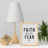 Faith Over Fear SVG