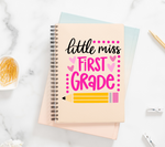 Little Miss First Grade Svg