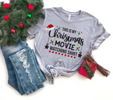 Christmas Movie Watching Shirt SVG