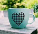 Checkered Heart SVG