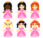 Princess Clipart Set