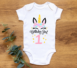 First Unicorn Birthday SVG