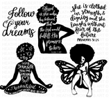 Black Girl Magic SVG Bundle