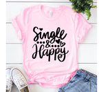 Single and Happy SVG