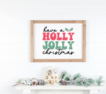 Have A Holly Jolly Christmas Retro SVG