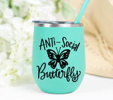 Antisocial Butterfly SVG