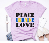 Peace Love Ukraine SVG