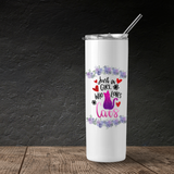 A Girl Who Loves Cats Sublimation PNG