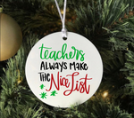 Teacher Christmas Colored SVG Bundle