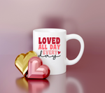 Loved All Day Every Day Retro Svg