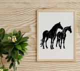 Horses SVG