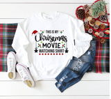 Christmas Movie Watching Shirt SVG