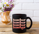 Retro Teacher SVG