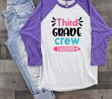 Third Grade Crew Svg