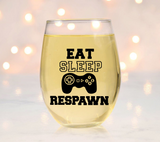 Eat Sleep Respawn SVG