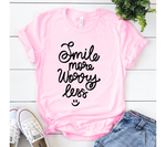 Smile More Worry Less SVG