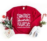 Santa's Favorite Nurse SVG