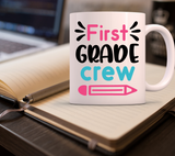 First Grade Crew Svg