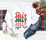 Jolly AF Christmas Retro SVG