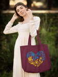 Floral Heart for Ukraine SVG