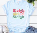 Sleigh Girl Retro SVG