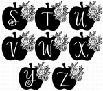 Teacher Alphabet SVG Monograms Bundle