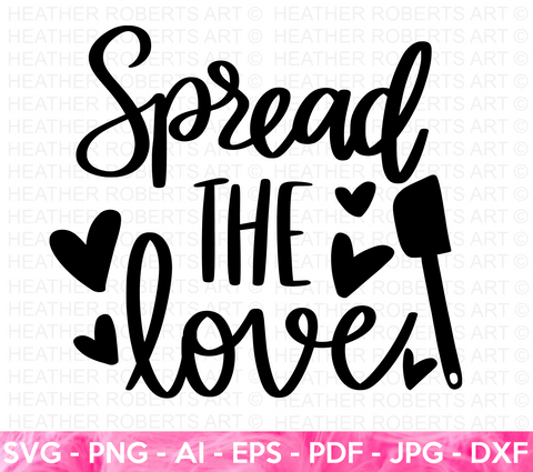 Custom Order for Amber, Spread The Love SVG