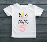 Fifth Unicorn Birthday SVG