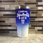 I Love My Students a Latte SVG