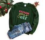 Express Your Elf Retro SVG