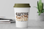 Coffee Vibes Retro SVG