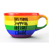 Mama Supports LGBT Child SVG