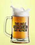 Uncle Supports Gay Nephew SVG