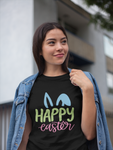 Happy Easter with Bunny Ears Svg