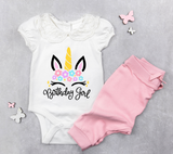 Unicorn Birthday Girl SVG