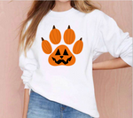 Halloween Dog Paw Print Layered SVG