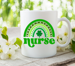 St. Patrick Rainbow SVG (Nurse)