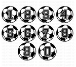 Soccer Monograms SVG Bundle