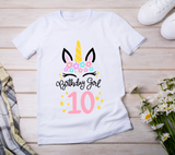 Tenth Unicorn Birthday SVG